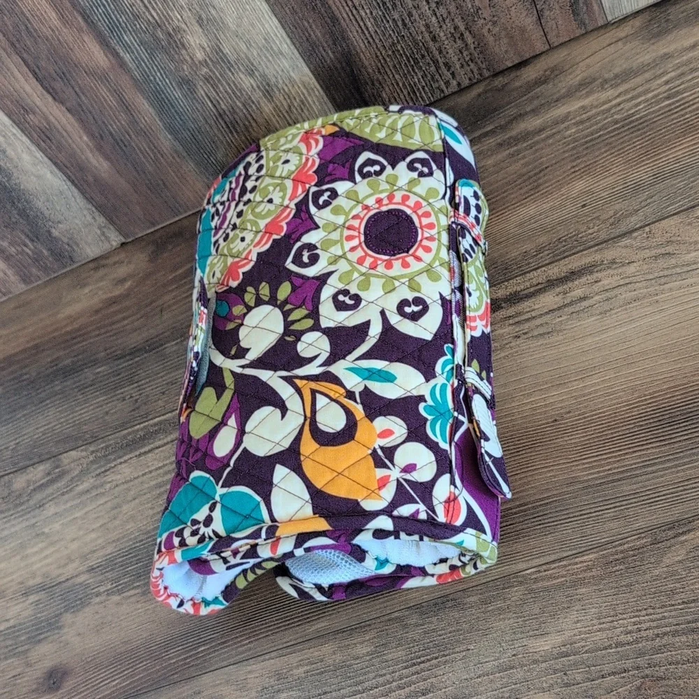 Vera Bradley Plum Crazy Clutch Portable Diaper Changing Station Pad